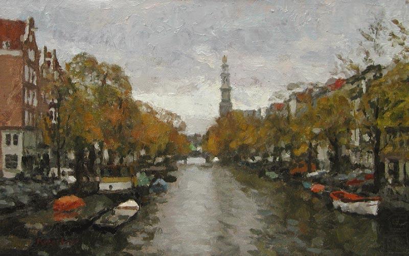Prinsengracht canal, unknow artist